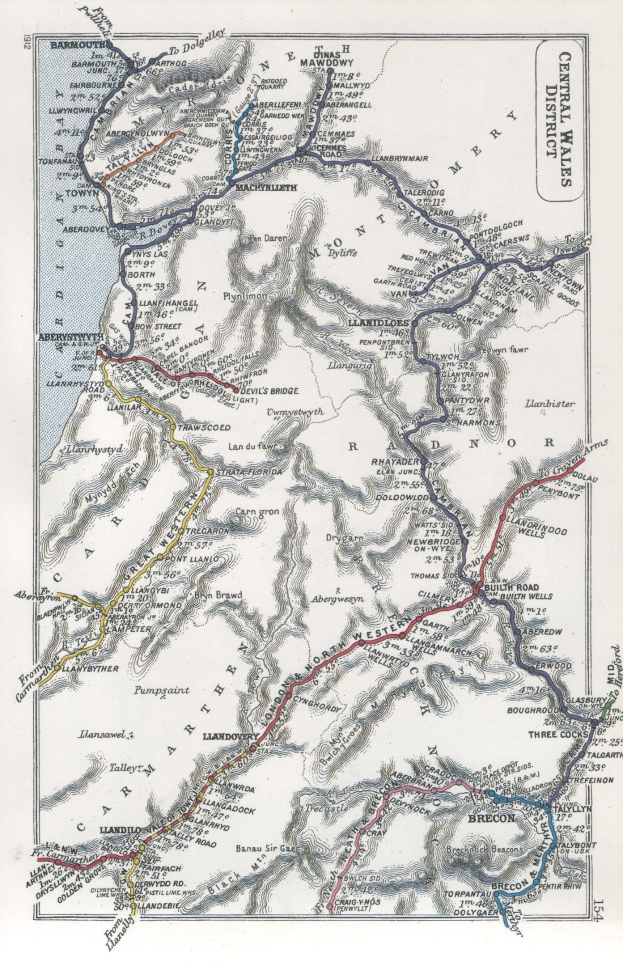 Detailierte alte Karte der schottischen Highlands, die geographische Merkmale, Routen und beschriftete Städte, Städte und Sehenswürdigkeiten zeigt.